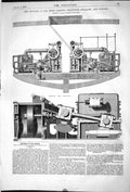 Old 1868 Engines H.M. Ships Lapwing Bullfinch Swallow Curlew Rennie E Victorian