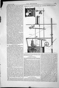 Old Print 1868 Husbands Safety Governor Cornish Pumping Engines Machinery 19th