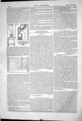 Old Print 1868 Elevation Air Smoke Flumes Plan Crate Air Chamber Diagrams 19th