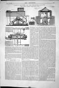 Old 1868 Paddle Engines Tug-Boat Cobden Machinery Simpson Engineering Victorian