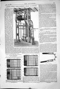 Old 1868 Jacksons Patent Crane Hanbury Wharf Blackfriars Solar Spectr Victorian