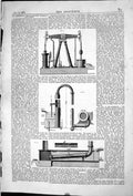 Old 1868 Condensing Steam Engines Air Pumps Instruments Machinery Eng Victorian