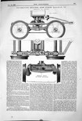Old 1868 Locomotive Engines New Jersey Railways Details Bogie Enginee Victorian