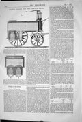 Old 1868 Filter Wagon Indian Army Wheel Works Baley Newington Enginee Victorian
