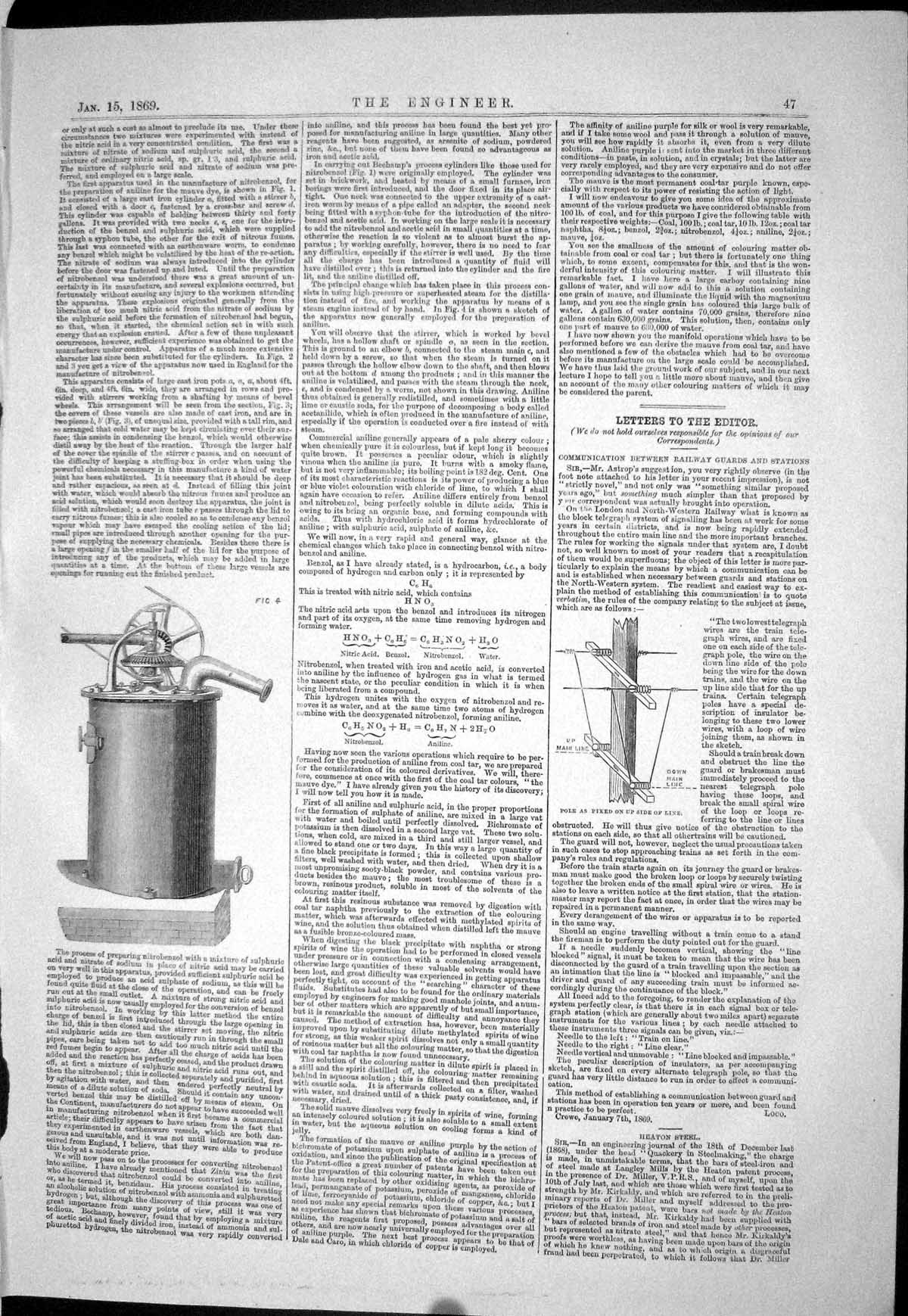 Old 1869 Apparatus Cast Iron Potato Boiler Railway Communication Syst Victorian