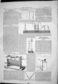 Old Print 1869 Lectures Royal Institution Hydrogen Analogues Instruments 19th