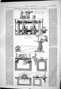 Old 1869 Wheel Making Machinery Messrs Robey Lincoln Powis Machinery Victorian