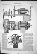 Old 1869 Sugar Cane Mill Engine Machinery Instruments Robey Engineeri Victorian