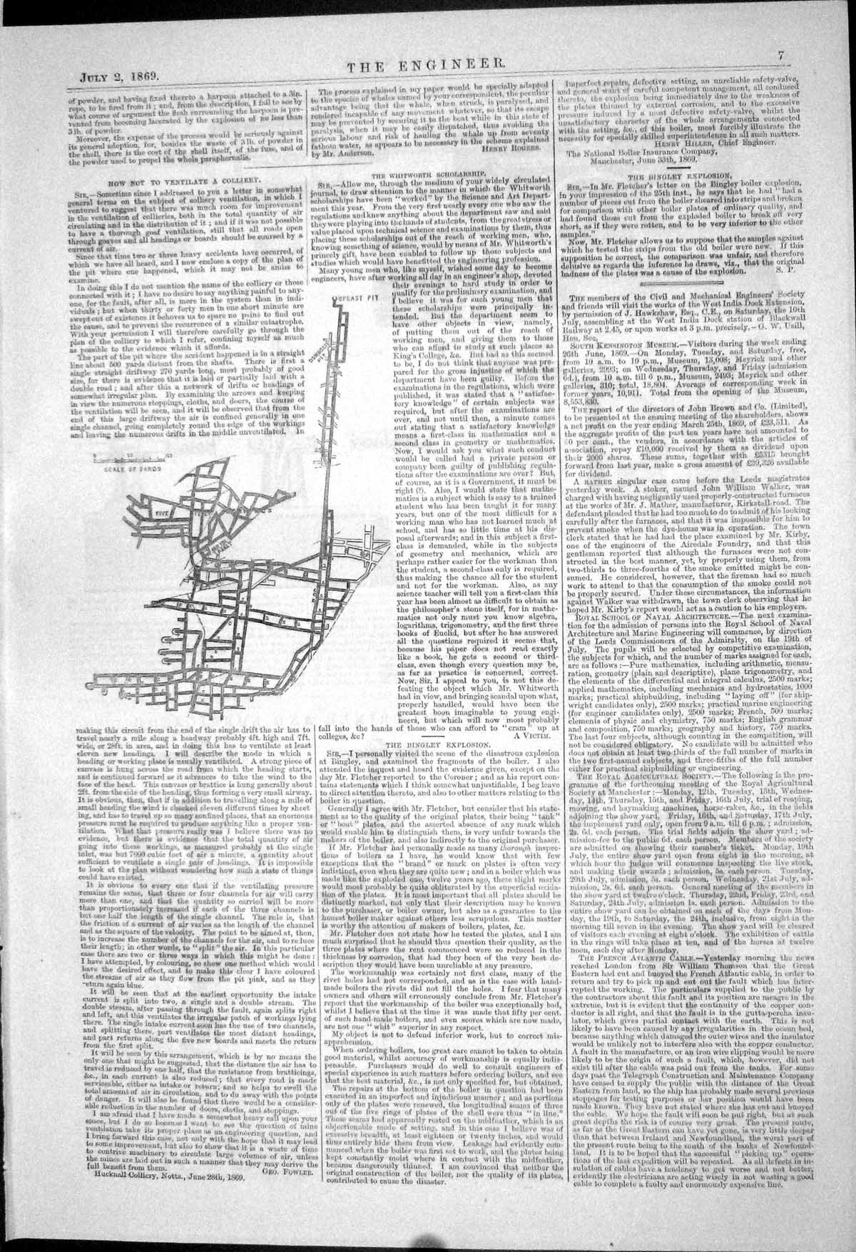 Old 1869 Colliery Ventilation Walker Patent Multiple-Ported Valve Gea Victorian