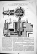 Old 1869 Centrifugal Pump Keyham Dockyard Machinery Rennie Engineerin Victorian