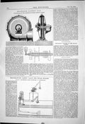 Old 1869 Brakell Patent Fan Self-Relieving Safety Valve Steam Boilers Victorian