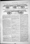 Old 1869 Messrs Wilkin Clark Patent Brake Midland Railway Train Engin Victorian