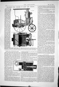 Old 1869 One-Horse Road Steamer Train Transport Noone Sewage Machine Victorian
