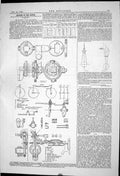 Old 1869 Invention Link Motion Dodd Locomotive Hackworth Gear Enginee Victorian