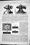 Old 1870 Brakell Patent Steam Fan Bertsch Telegraphic Lighting Discha Victorian