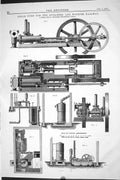 Old 1870 Steam Pump Dunaberg Witepsk Railway Machinery Owens Engineer Victorian