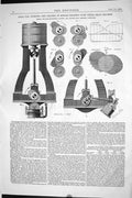 Old 1870 Gear Turning Cranks Single Engines Dead Centres Macgeorge Ch Victorian