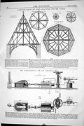 Old 1870 Timber Rochapter House York Desgoffe Chain Tester Curve Resi Victorian