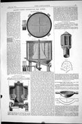 Old 1870 Ralph Patent Centrifugal Rag Boiler Jackson Chimney Terminal Victorian