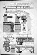 Old 1870 Pier Chartered Gas Company Works Beckton Gunther Ventilator Victorian