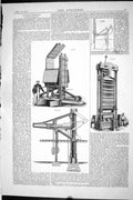 Antique Print 1870 Cotton Presses Machinery India Major Hassard Engineering