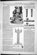 Old 1870 Compound Engines Screw-Tug Filga 80-H.P. Nominal Perkins Mac Victorian