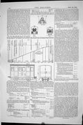 Old 1870 Railway Train Carriage Diagrams Locomotive Engines Chart Tab Victorian
