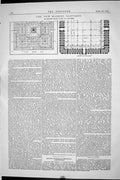 Antique Print 1870 Plan New Market Building Santiago Edward Woods Engineer 19th