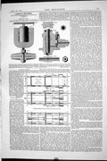 Old 1870 Hydraulic Joints Dunn Patent Plans Avoiding Oscillation Mach Victorian