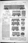 Old 1870 Rolling Stock Line Gauge Goods Wagon Coal Truck Cattle Train Victorian