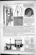 Old 1870 Watsons Deep Tubular Wells Beale Patent Gas Exhauster Engine Victorian