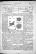 Old Print Carvalho Ships Lines 1870 Treble Cylinder Ironworks Equilibrium 19th