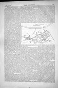 Antique Print Abouchoff Steelworks 1870 Engineering Plan Map Scale Drawing 19th