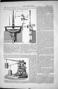 Old Print Reversing Lever Nicholas Railway Russia 1870 Worcester Thomson 19th