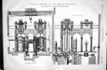 Old Print Pumping Engines Berlin Waterworks 1870 Simpson Grosvenor Works 19th