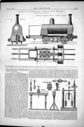 Old Mid-Rail Locomotive Canta Gallo Railway Fell 1870 Malleable Metal Victorian