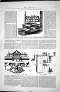 Antique Print Jordan Carving Machinery 1870 Hydraulic Steam Engines Boilers