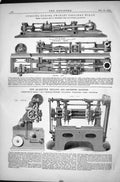 Old Print Pumping Engine Swinley Colliery 1870 Garstang Quadruple Machine 19th