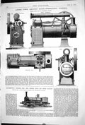 Old 1871 10-Horse Power Semi-Fixed Engine Train Hunt Foundry Ballarat Victorian