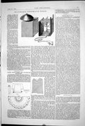Old Print 1871 Walcker Pneumatic Bells Stone-Cutting Tunnelling Machinery 19th