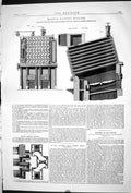Antique Old Print 1871 Root Patent Boiler Machinery Heneage Street Birmingham