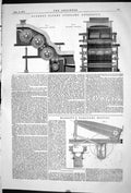 Antique Print 1871 Bodmer Patent Puddling Apparatus Klerity Parallel Motion