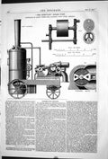 Old 1871 Engineering Hercules Steam Pump Machinery Winder Royds Sheff Victorian