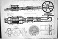 Antique Old Print 1871 Blowing Engine Works Gilkes Wilson Pease Middlesbrough