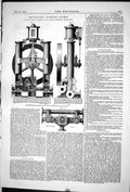 Old 1871 Engineering Improved Donkey Pump Pearn Engineers Manchester Victorian