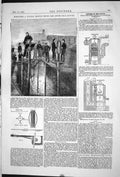 Old 1871 Erecting Flying Bridge Swiss Pile Driver Jacketed Cylinders Victorian