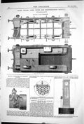 Old 1871 Goods Tender Paris Lyons Mediterranean Railway Train Feed-Wa Victorian
