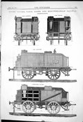 Old 1871 Engineering Goods Tender Paris Lyons Mediterranean Railway T Victorian