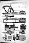 Old 1871 Six-Horse Power Expansion Engine Royal Arsenal Bombay Lecky Victorian