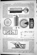 Antique Old Print 1871 Smithfield Club Show Coleman Potato Digger Agriculture